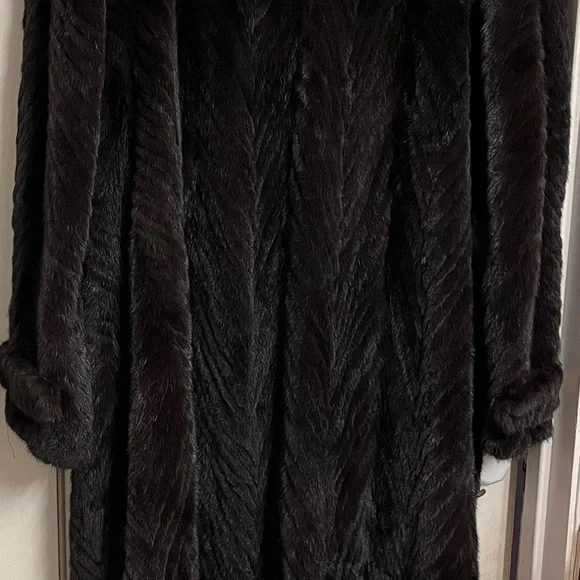 Men’s Big & Talk Full Length Mink Coat - Picture 11 of 16